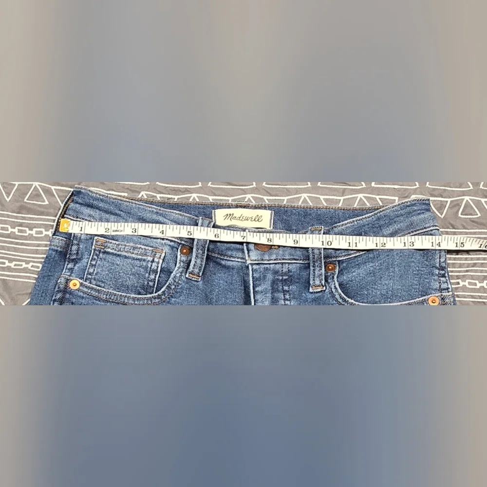 Madewell 10" High Rise Skinny Cropped Jeans Size 26 - Picture 5 of 8